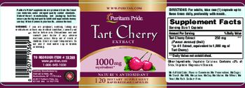 Puritan's Pride Tart Cherry Extract - supplement