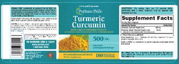 Puritan's Pride Turmeric Curcumin 500 mg - herbal supplement