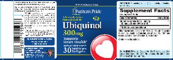 Puritan's Pride Ubiquinol 300 mg - supplement