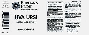 Puritan's Pride Uva Ursi - herbal supplement