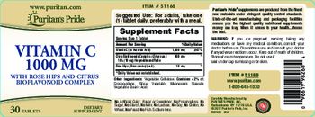 Puritan's Pride Vitamin C 1000 mg - supplement