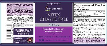 Puritan's Pride Vitex Chaste Tree 400 mg - supplement
