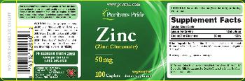 Puritan's Pride Zinc 50 mg - supplement