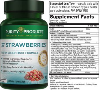 Purity Products 37 Strawberries - supplement