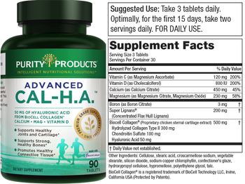 Purity Products Advanced Cal-H.A. - supplement