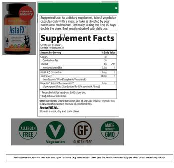 Purity Products AstaFX - supplement