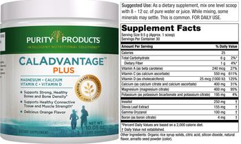 Purity Products CalAdvantage Plus Orange Flavor - supplement