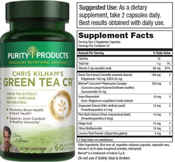 Purity Products Chris Kilham's Green Tea CR - supplement