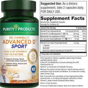 Purity Products Dr. Cannell's Advanced D Sport - supplement