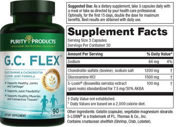 Purity Products G.C. Flex - supplement