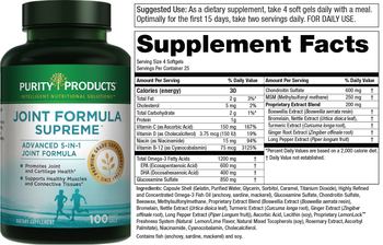 Purity Products Joint Formula Supreme - supplement