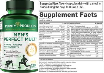 Purity Products Men's Perfect Multi - supplement