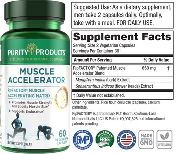 Purity Products Muscle Accelerator - supplement
