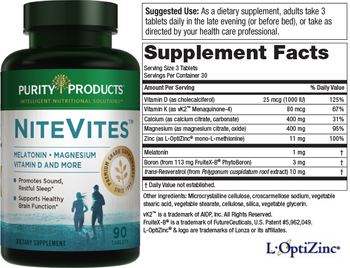 Purity Products NiteVites - supplement