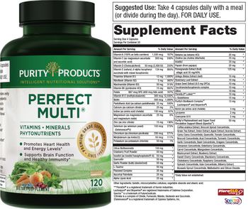 Purity Products Perfect Multi - supplement