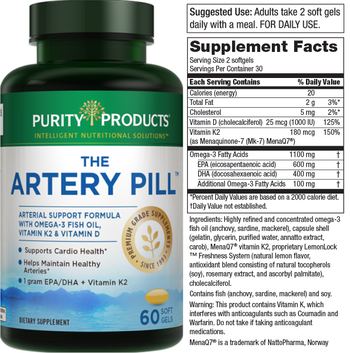 Purity Products The Artery Pill - supplement