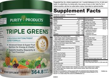 Purity Products Triple Greens - supplement