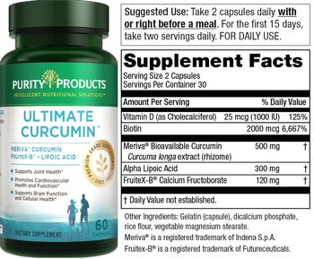 Purity Products Ultimate Curcumin - supplement