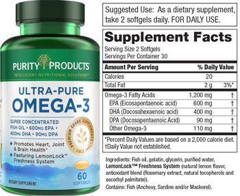 Purity Products Ultra-Pure Omega-3 - supplement