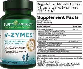 Purity Products V-Zymes - supplement