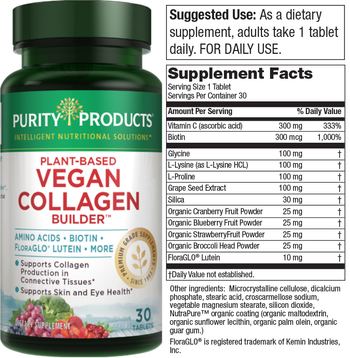 Purity Products Vegan Collagen Builder - supplement