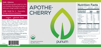 Purium Apothe-Cherry Cherry Juice Concentrate - supplement