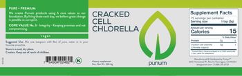 Purium Cracked Cell Chlorella - supplement