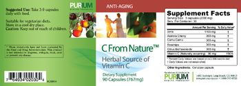 Purium Health Products C From Nature - supplement