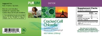 Purium Health Products Cracked Cell Chlorella - 