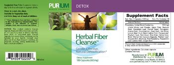 Purium Health Products Herbal Fiber Cleanse - supplement