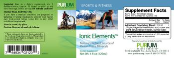 Purium Health Products Ionic Elements - supplement