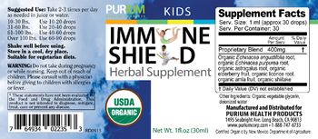 Purium Health Products Kids Immune Shield - herbal supplement