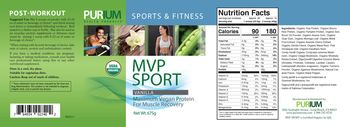 Purium Health Products MVP Sport Vanilla - 