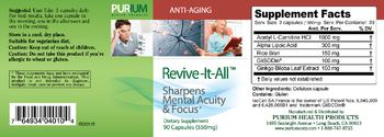Purium Health Products Revive-It-All - supplement