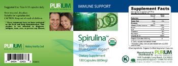 Purium Health Products Spirulina - supplement