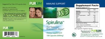 Purium Health Products Spirulina - supplement