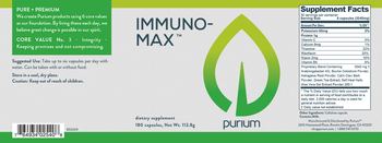 Purium Immuno-Max - supplement
