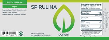 Purium Spirulina - supplement