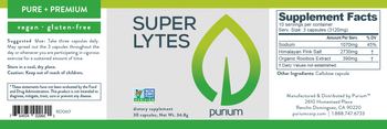 Purium Super Lytes - supplement