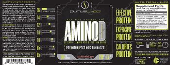 Purus Labs AminO.D. Jolly Watermelon - supplement with seven essential amino acids