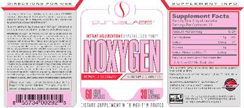 Purus Labs NOXygen - supplement with hydromax no3t nitrates