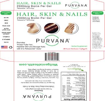 Purvana Hair, Skin & Nails - herbal supplement