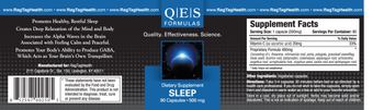 QES Formulas Sleep - supplement