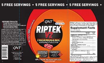 QNT Riptek V2 Thermogenic - supplement