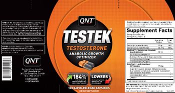 QNT Testek - supplement