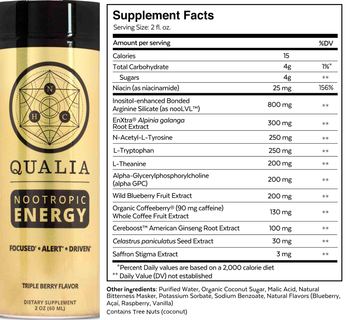 Qualia Qualia Nootropic Energy Triple Berry Flavor - supplement