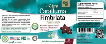 Quality Nature Inc Pure Caralluma Fimbriata Naturals - natural supplement