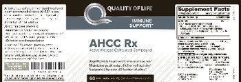 Quality Of Life AHCC Rx - supplement