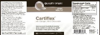 Quality Of Life Cartiflex - supplement