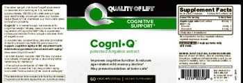 Quality Of Life Cogni-Q - supplement